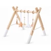 Jokomisiada Wooden Baby Gym with 5 Hanging Toys for Infants ZA6490