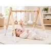 Jokomisiada Wooden Baby Gym with 5 Hanging Toys for Infants ZA6490