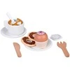 Jokomisiada Wooden Coffee Shop Set – Café Playset with Coffee Machine, Cups &amp; Desserts ZA5938