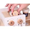 Jokomisiada Wooden Coffee Shop Set – Café Playset with Coffee Machine, Cups &amp; Desserts ZA5938