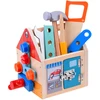Jokomisiada Wooden DIY Tool Set with Construction House ZA6612