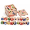 Jokomisiada Medinės lavinamosios kaladėlės – raidės, skaičiai ir paveikslėliai ALPHABET 27vnt. ZA6239