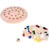 Jokomisiada Wooden memory game - roll the dice and choose a colored piece GR0840