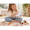 Jokomisiada Wooden musical instruments cymbals, tambourine, triangle - 6 pcs IN0191