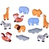 Jokomisiada Wooden Noah’s Ark + Animal Figures Educational Toy Sorter ZA5931