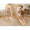 Jokomisiada Wooden playground HOME 6 in 1 Slide Ladders Wall SP0875