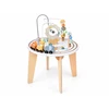 Jokomisiada Wooden Sensory Activity Table with Bead Maze and Animal Train ZA6493
