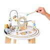 Jokomisiada Wooden Sensory Activity Table with Bead Maze and Animal Train ZA6493
