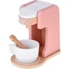 Jokomisiada Wooden Set Toaster Coffee Machine Mixer + Accessories – Small Pretend Play Appliances ZA5929
