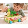 Jokomisiada Wooden SORTER 3-in-1 trolley, catching bugs, putting animals in ZA6291