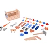 Jokomisiada Wooden Tool Box for Children Workshop Screws Hammer ZA6292