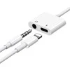 Garso adapteris 3.5 mm Joyroom S-Y104 (baltas)
