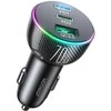Joyroom automobilinis įkroviklis 70 W su 3 prievadais: USB, 2 x USB C juodas (JR-CL26)