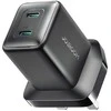 Joyroom JR-TCG17 45W 2 x USB-C wall charger (UK plug) - juodas