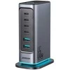 Įkroviklis Joyroom JR-TCM02 wieloportowa GaN 65W EU 4x USB-C 2x USB-A - ciemnoszara