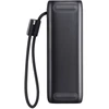Joyroom PODIX PR70 25000mAh Power Bank iki 240W with Two Built-in USB-C Cables and Two TFT Screens - Gray