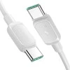 Kabelis Joyroom S-A14 USB-C – USB-C 60W 1,2m – baltos spalvos
