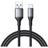 Joyroom S-A28 Flash Series 3A USB-A – Lightning cable 1m – juodos spalvos