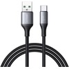 Joyroom S-A28 Flash Series 3A USB-A - USB-C cable 2m - juodas