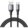 Joyroom S-A28 Flash Series 3A USB-A – USB-C cable 1m – juodos spalvos