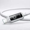 Kabelis Joyroom S-A55 StarFlight 66W USB-A – USB-C 1,2m – baltos spalvos