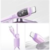 Joyroom S-A59 Vibrant Series 3A USB-A - Lightning cable 1.2m - violetinė