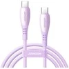 Joyroom S-A59 Vibrant Series 60W USB-C - USB-C Cable 1.2m - Violetinė