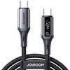Joyroom S-A60 StarTalk 100W USB-C - USB-C kabelis 1.2m - Juodas