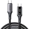 Joyroom S-A60 StarTalk 100W USB-C - USB-C kabelis 1.2m - Juodas