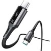 Joyroom S-A60 StarTalk 100W USB-C - USB-C kabelis 1.2m - Juodas