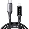 Joyroom S-A60 StarTalk 30W USB-C - Lightning kabelis 1.2m - juodas