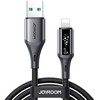Joyroom S-A60 StarTalk 3A USB-A - Lightning kabelis 1.2m - juodas