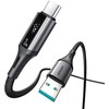 Joyroom S-A60 StarTalk 3A USB-A - USB-C kabelis 1.2m - juodas