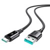 Joyroom S-A60 StarTalk 3A USB-A - USB-C kabelis 1.2m - juodas