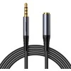 Audio kabelis Joyroom SY-A09 3,5mm (M) to 3,5mm (F) 1.2m juodas