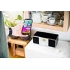 JVC RD-E874B Tower Bluetooth 20 W Juodas, Sidabrinis