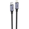 Kabelis GEPARD USB-C - Lightning PD20W metalinė galvutė 1,2m