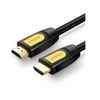 Kabelis HDMI 2.0 UGREEN HD101, 4K 60Hz, 1m (juoda-geltona)