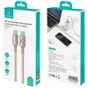Kabelis USAMS Huan Series SJ752 60W USB-C į USB-C 1,2 m titaninis