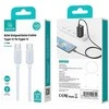Kabelis USAMS KY Series US-SJ691 60W USB-C į USB-C 1m baltos spalvos