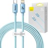 USB-C laidas prie „iP Baseus Crystal Shine“, 20W, 2m (mėlyna)