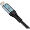 Vipfan Kabelis VFAN L05 Lightning į 3,5 mm mini jack AUX, 1 m pilkas