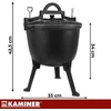 Kaminer emaliuotas ketaus virdulys 8l