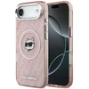 Dėklas Karl Lagerfeld IML Choupette Head Logo MagSafe Case for iPhone 17 Air - Rožinė
