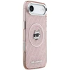 Dėklas Karl Lagerfeld IML Choupette Head Logo MagSafe Case for iPhone 17 Air - Rožinė
