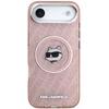 Dėklas Karl Lagerfeld IML Choupette Head Logo MagSafe Case for iPhone 17 Air - Rožinė
