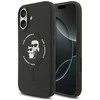 Dėklas Karl Lagerfeld case for IPHONE 17 compatible with MagSafe KLHMP17SSCMKCRHK (Silicone KC Body Ring) juodas