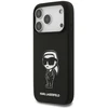 Dėklas Karl Lagerfeld Silicone Karl Sketch & Logo MagSafe Case for iPhone 17 Pro - Juodas