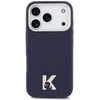 Dėklas Karl Lagerfeld case for IPHONE 17 Pro compatible with MagSafe KLHMP17L5PGFKHGB (PU FW W/ KHead Logo) mėlynas