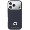 Karl Lagerfeld dėklas, skirtas IPHONE 17 Pro, suderinamas su MagSafe KLHMP17L6PFKCLB (PU FW W/ K&C Head Pin) mėlynas
